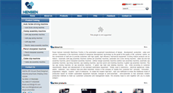 Desktop Screenshot of hensen-machinery.com